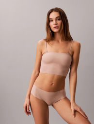 Бесшовный бюстгальтер-бандо Invisibles Calvin Klein 1159976247 (Бежевый L)