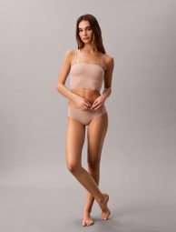 Бесшовный бюстгальтер-бандо Invisibles Calvin Klein 1159976247 (Бежевый L)