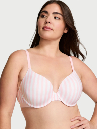 Бюстгальтер Victoria's Secret 1160068150 (Білий/Рожевий 38B)