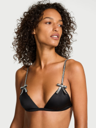 Бюстгальтер триангл Victoria's Secret со стразами 1160122115 (Черный XL)