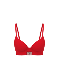 Бюстгальтер Push-Up Victoria's Secret с логотипом из страз 1160480729 (Красный 32C)