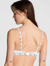 Бюстгальтер Victoria's Secret Pink лиф 1160571223 (Белый 36A)