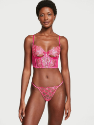 Корсетний топ Victoria's Secret з вишивкою 1160575987 (Рожевий S)