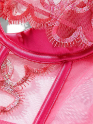 Корсетний топ Victoria's Secret з вишивкою 1160575987 (Рожевий S)