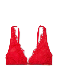 Мереживний бюстгальтер Victoria's Secret зі стразами 1160613725 (Червоний S)