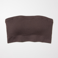 Бюстгальтер-топ із чашками UNIQLO в рубчик 1160667255 (Коричневий M)