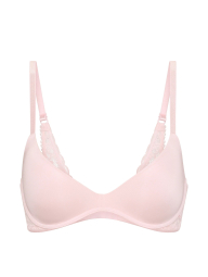Гладкий бюстгальтер Push-Up Victoria's Secret с кружевом 1160811490 (Розовый 38C)