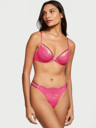 Кружевной бюстгальтер Victoria's Secret со стразами 1160748584 (Розовый 34B)