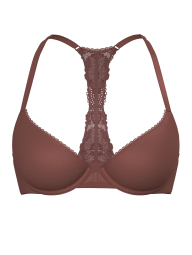 Бюстгальтер Victoria's Secret с Т-образной спинкой 1160742116 (Коричневый 32C)