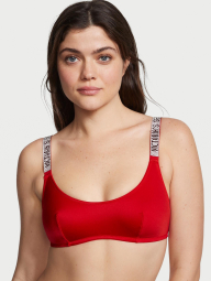 Гладкий бралетт Victoria's Secret зі стразами 1160748423 (Червоний M)