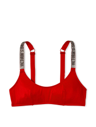 Гладкий бралетт Victoria's Secret зі стразами 1160748423 (Червоний M)