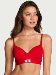 Бюстгальтер Victoria's Secret с логотипом из страз 1160790324 (Красный 36D)