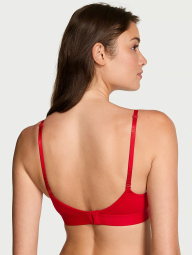 Бюстгальтер Victoria's Secret с логотипом из страз 1160790324 (Красный 36D)