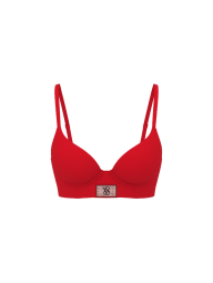 Бюстгальтер Victoria's Secret с логотипом из страз 1160790324 (Красный 36D)