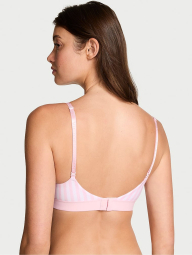 Бюстгальтер Victoria's Secret с логотипом из страз 1161343379 (Белый/Розовый 38C)