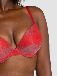 Бюстгальтер Super Push-Up Victoria's Secret Pink 1161372201 (Красный 34C)
