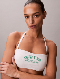 Бюстгальтер Calvin Klein бандо с вышивкой 1161624895 (Молочный L)