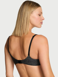 Бюстгальтер Victoria's Secret с блеском 1161982891 (Черный 34A)