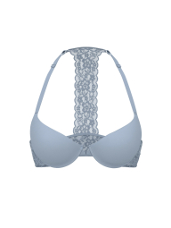 Бюстгальтер с Т-образной спинкой Victoria's Secret 1162026651 (Голубой 36D)