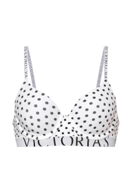 Бюстгальтер с принтом Victoria's Secret 1162051865 (Белый 34D)