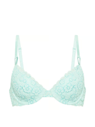 Кружевной бюстгальтер Victoria's Secret 1162060863 (Бирюзовый 38B)
