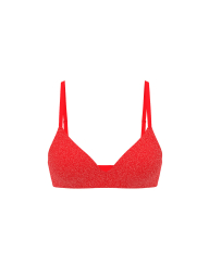Бюстгальтер Push-Up Victoria's Secret Pink лиф с блеском 1162151765 (Красный 34B)