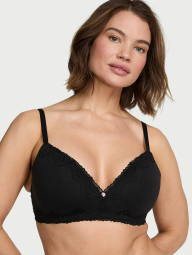 Бюстгальтер Victoria's Secret з мереживом 1162196893 (Чорний 40DD)