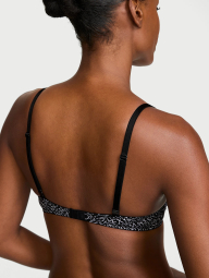 Бюстгальтер Push-Up Victoria's Secret с принтом 1162282815 (Черный/Белый 36C)