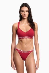Женский бралетт Emporio Armani с логотипом 1162475268 (Красный S)