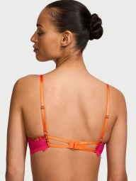 Бюстгальтер Victoria's Secret с кружевом 1162653113 (Оранжевый 32C)