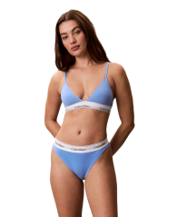 Бралетт Calvin Klein топ триангл 1162862360 (Голубой L)
