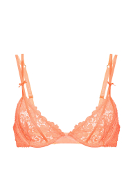 Кружевной бюстгальтер Victoria's Secret 1162999536 (Оранжевый 34B)