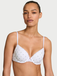 Хлопковый бюстгальтер Push-Up Victoria's Secret 1163026091 (Белый 34C)