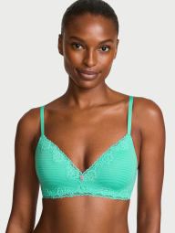 Бюстгальтер з мереживним оздобленням Victoria's Secret 1163090790 (Бірюзовий 34A)