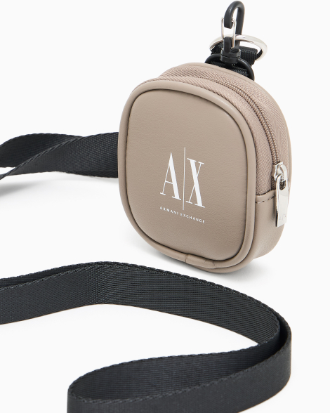 Чехол для наушников Armani Exchange с ремешком 1159854145 (Коричневый One Size)