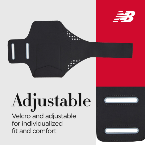 Чехол для телефона New Balance для спорта 1159838312 (Черный One size)