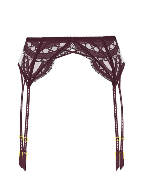 Пояс для чулок Victoria's Secret 1159855861 (Бордовый XL/XXL)