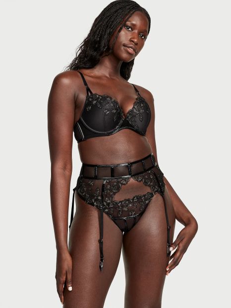 Пояс для панчіх Victoria's Secret 1159862794 (Чорний XS/S)