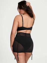 Корсет-спідниця з підв'язками Victoria's Secret 1159850857 (Чорний XS)