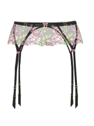 Комплект з вишивкою Victoria's Secret пояс для панчохи та трусики стрінг 1159854372 (Різні кольори S)