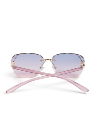 Солнцезащитные детские очки Guess без оправы со стразами 1159804351 (Розовый, One Size)