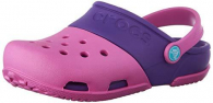 Сандалии детские клоги Crocs art948892 (Розовый/Фиолетовый, размер 20-21)
