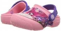 Сабо детские клоги Crocs с принтом art373356 (Розовый, размер 19-20)