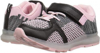 Черно-розовые детские кроссовки Carters art711764 мигающие (размер EUR 30)
