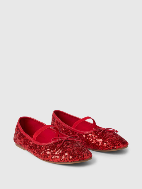 Детские балетки GAP с пайетками 31 (1 US) 20,5 см Розовый 1159837971