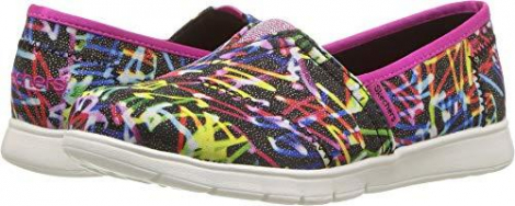 Разноцветные детские мокасины слипоны Skechers art380551 (размер EUR 30, стелька 20 см)