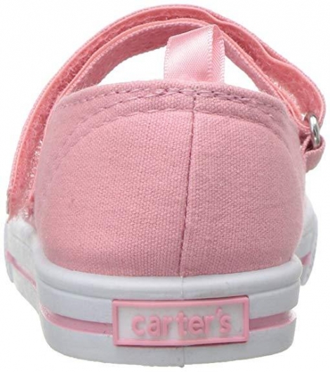 Розовые с принтом детские мокасины балетки Carter's art832079 (размер EUR 20)