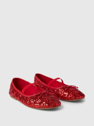 Детские балетки GAP с пайетками 31 (1 US) 20,5 см Розовый 1159837971