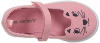 Мокасини дитячі Carters US 5 EUR 20 балетки рожеві кеди з мордочкою котика Картерс оригінал США