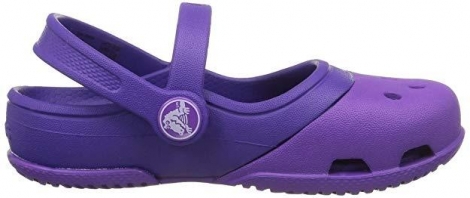 Фиолетовые детские Crocs клоги art687769 (размер EUR 24-25)